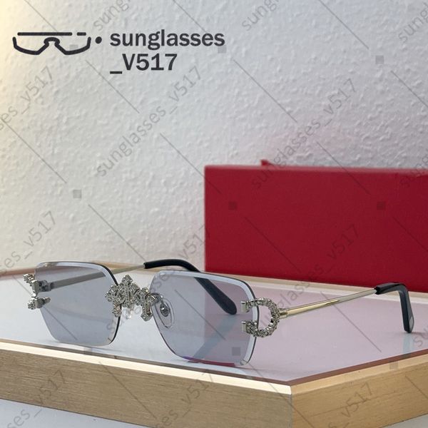 

sunglasses for women classic glasses designer sunglasses mens sunglasses rhinestone decoration High end craftsmanship shades Euro american style lunette luxe
