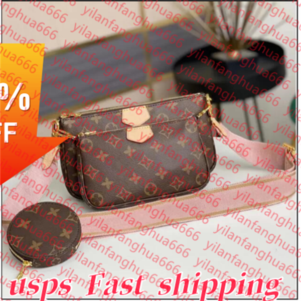 

Luxurys Genuine Leather Designer Bag 3 Multi FELICIE POCHETTE Chain Women Bag Handbag Crossbody Purse Fashion Woman Shoulder Bags Lady Tote Bag Wallet, Green