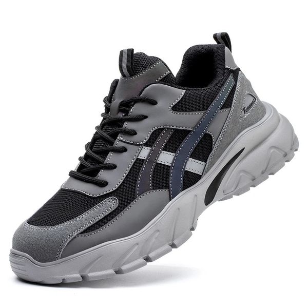 Safety Shoes Men Steel Toe Mens Work Shoes Puncture Proof Work Sneaker Male Protective Footwear Work Man Boots Safety Boots 250322