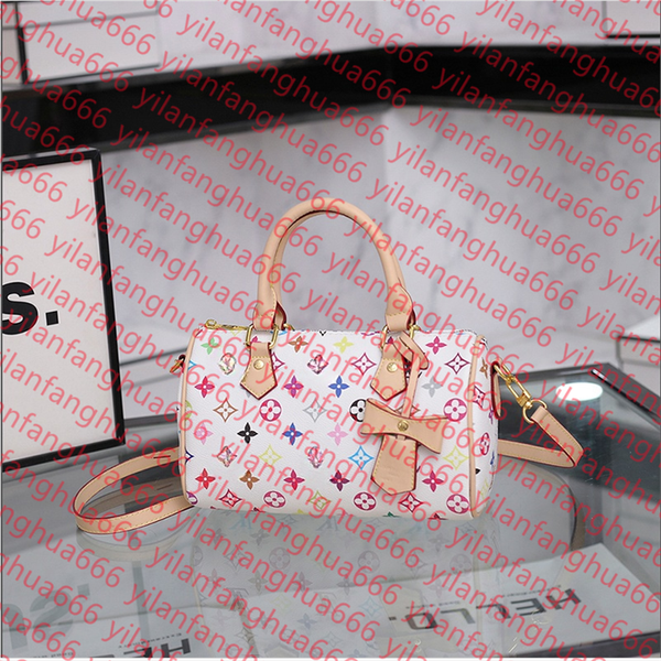

Designer bag Quality High Shoulder Quick Purse Boston Tote Designer Mini Pillow Handbag Womens Crossbody Messenger Bag Classic Design Floral Make shoulder bag, 1#