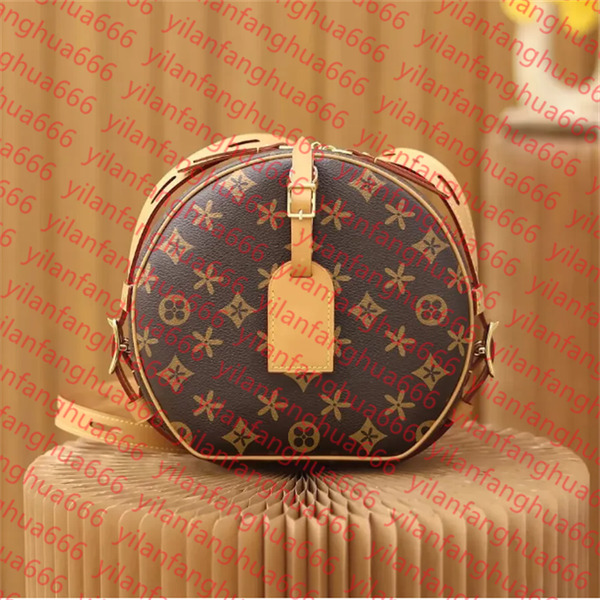 

10A Designer Boite Chapeau Round Cake Cowhide Crossbody Nano Handbags Clutchs Women Phone Camera Purses Makeup Bag Dhgate Shoulder Bags, Black