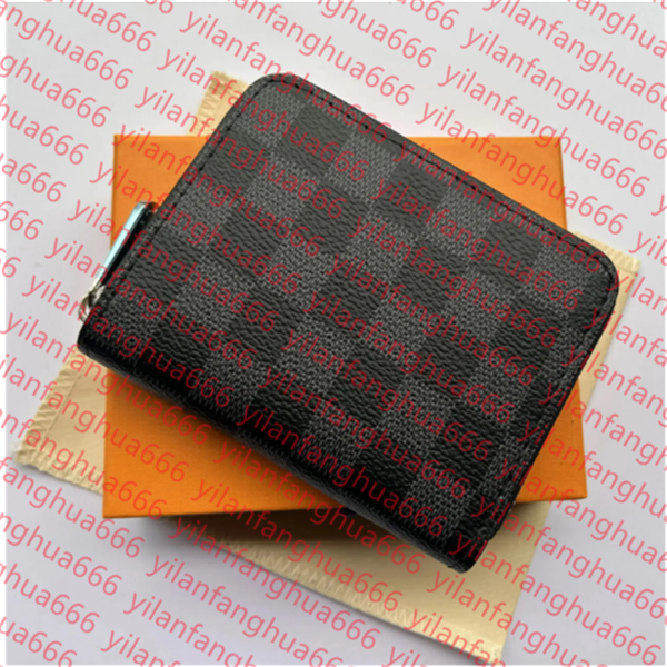 

Designer Wallets high quality Purses Holders card holder fashion handbag Men ZIPPY COIN PURSE MY WORLD TOUR Leather Women MINI Key Pocket Zipper wallet, 2#
