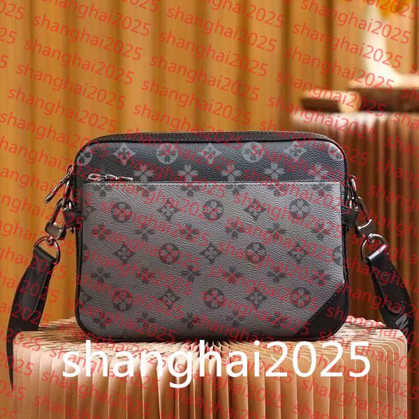

Designer bags TOP Handbags Women Men Leather TRIO Messenger Bags Luxury Shoulder Bag Make up Bag Designer Handbag Tote Man's bag, 25#wallet