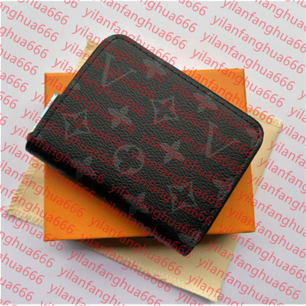 

High Quality designer Wallets Holders ladies wallet Cartoon graffiti Passport Holder Travel style letter coin purses men women emed short bag with box, Pink
