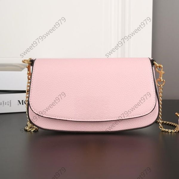 

2025 new designer bag fashion bag crossbody bag flip bag high-end real leather cowhide shoulder straps underarm bag chain bag shoulder bag luxury bag classic women bag, White