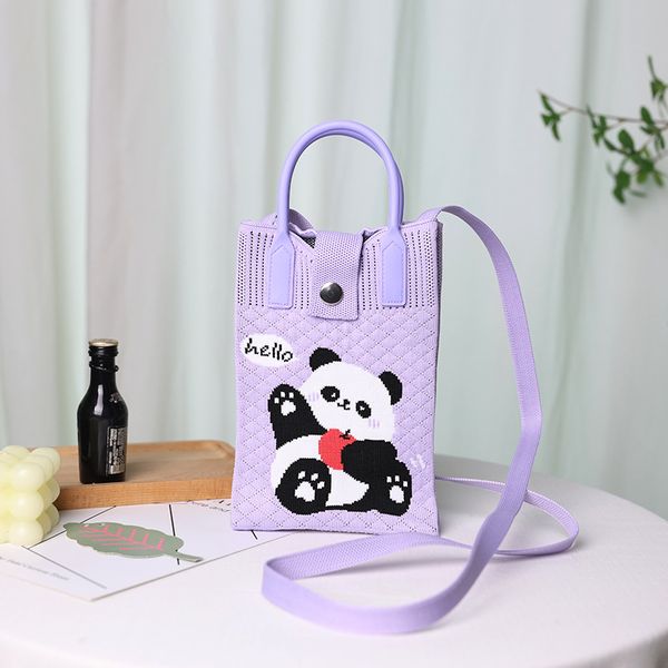 HB01 Stylish New Release Women's Casual Panda Crossbody & Hand-Held Bag Fashion Accessory