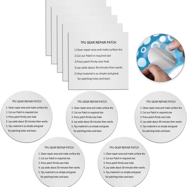

Multifunctional Inflatable Repair Patch Waterproof Swimming Pool Circle Boat Leak Prohibition TPU Circular Adhesive 2016