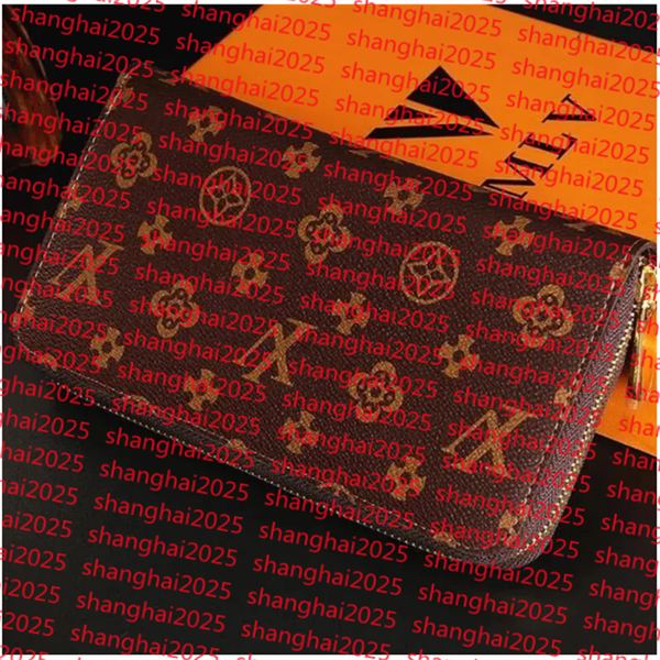 

high quality Double zipper Wallets Mens Leather Wallet Holders For women Purse Monograms Luxury Purses Cross Body Wallets Zipper Coin Purse, 8#