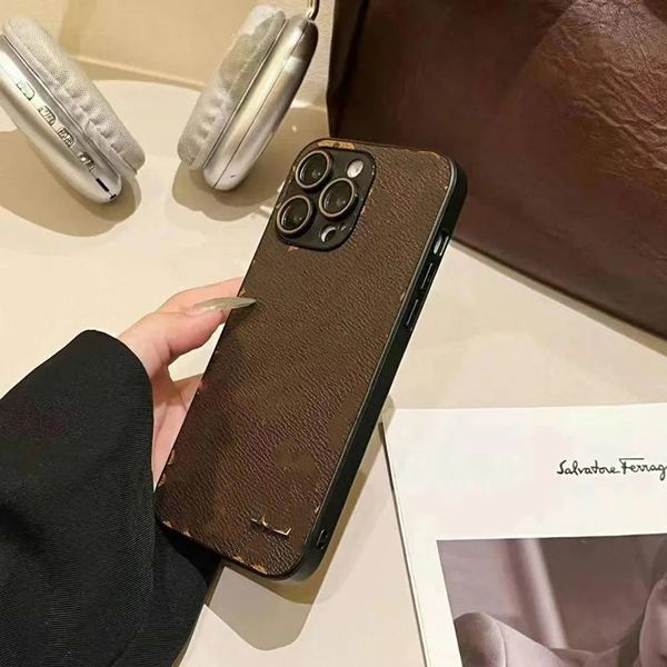 Designers Phone Cases For iPhone 16 Pro Max case 15 Plus 14Pro 13 12 PALLAS Monogram Fashion Creative Cell phone Case Luxury Lens protection Cover dirt-resistant