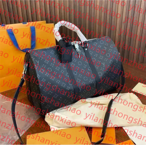 

Designer Duffle bag Classic 45CM 50CM Travel bag luggage for men real leather Large capacity handbag totes shoulder Bags mens womens large capacity travel bag, 3#