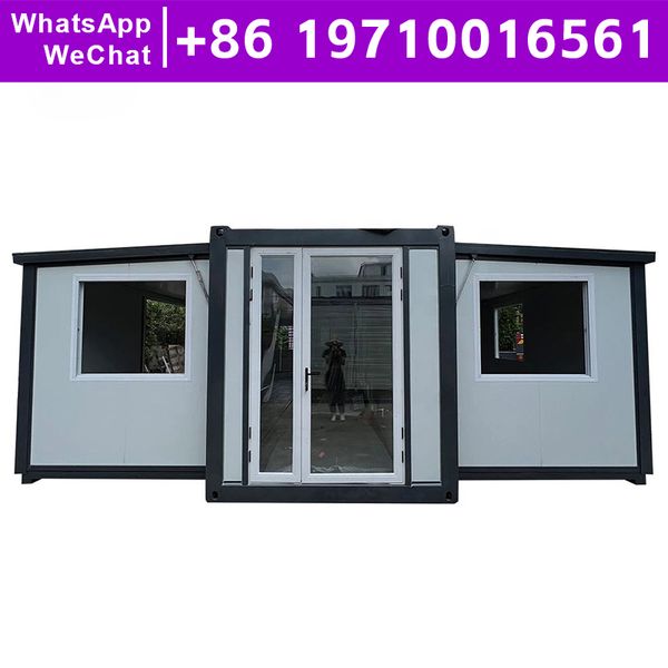 

Hot Sale Prefab Home House Tiny Houses for Living 2 Bedroom Wind Resistance Prefabricated Real House Capsule Outdoor Frame Steel