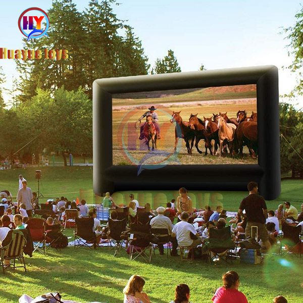 Big Inflatable Projector Screen for Indoor & Outdoor Movies - Perfect Family Entertainment