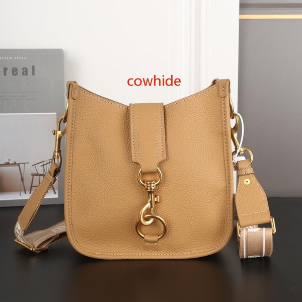 

Saddle bag designer bag tote bag high quality cowhide simple versatile retro advanced hardware shoulder sports bag fashion luxury crossbody saddle bag hot new 2025, No.1