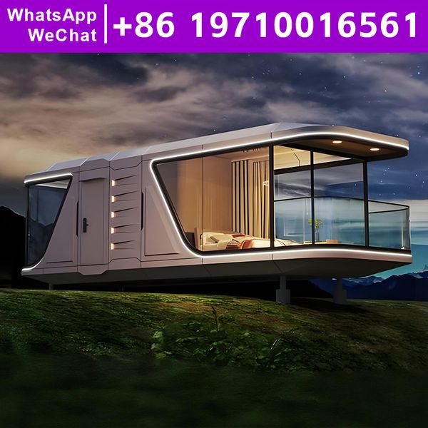 

Modular Houses Containers Space Capsule House Tiny Homes Prefabricated Complete Luxury House Wind Resistance High Quality Prefab