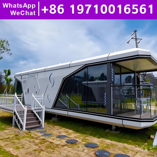 

Eco-Friendliness Modular Prefabricated House Capsule Outdoor Factory Price Space Capsules Houses Ready to Live in 2 Bedroom Tiny