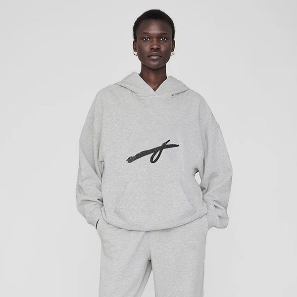 

New Harvey Hooded Sweatshirt Printing Grey Cotton Pullover Jumpers Sweater Designer Hoodies Loose Casual Sport Tracksuits, Olive