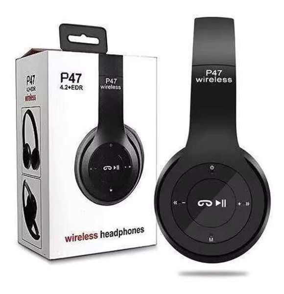 OEM Multi Color Adjustable Audifonos Gaming Hands Free P47 Wireless Earphones with Microphone