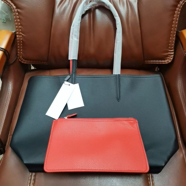 

Large France Tote Shoulder Bags for Women Luxury Handbags Designer Fashion Tote 1388-15, Red