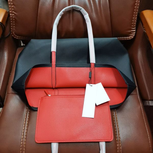 

Large Famous Tote Female Shoulder Bags for Women Luxury Handbags Designer Fashion Tote 1388-14, Red