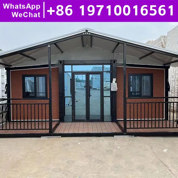 

High Quality Manufactured Home Prefab Tiny House Prefabricated to Live in Wind Resistance Customize Color Prefablicadas Houses