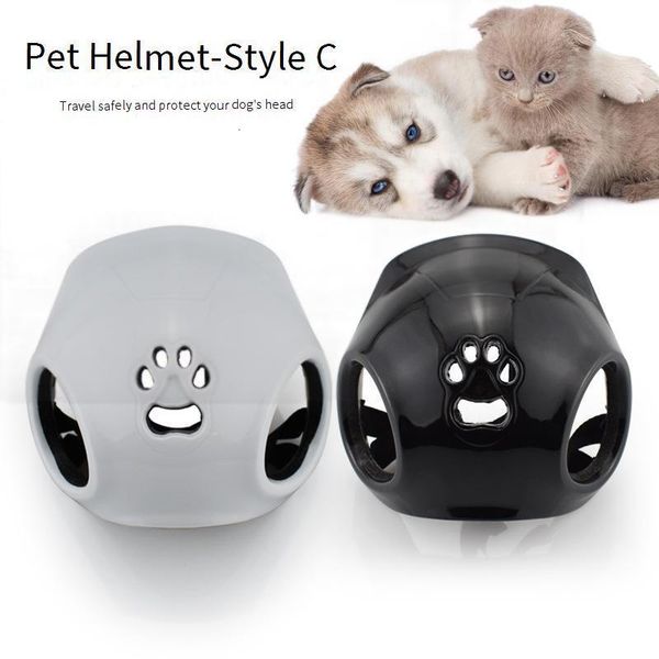 

Pet Hat Accessories Safety Helmet Cat And Dog Motorcycle Headgear- C Model Release Binaural Fit Protection, Pink