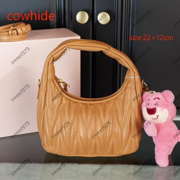 

Tote bag designer bag bowling bag hobo bag cowhide versatile style handheld shoulder crossbody fold retro fashion real leather underarm bags half moon bag new 2025, No.8