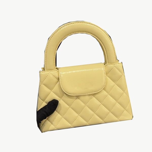 

25k Luxury Handbag Designer Womens Shoulder Bag Leather Rib Check Gold Hardware Metal Turn Lock Matelasse Chain Crossbody Bag Dinner Dress Bag Shopping Sacoche 18cm, Brown