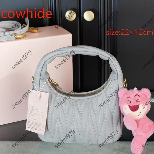

New 2025 tote bag designer bag bowling bag hobo bag cowhide versatile style handheld shoulder fold retro fashion real leather underarm bags half moon bag female bag, No.5