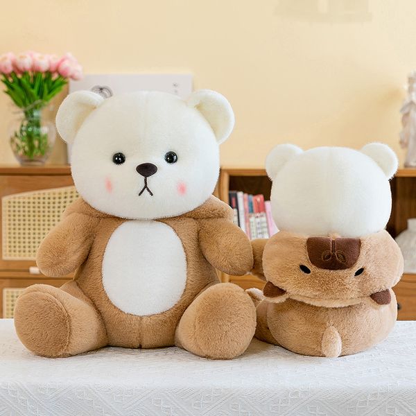 Capibala transforms into Lily Hat Bear plush toy doll, cute and adorable wholesale