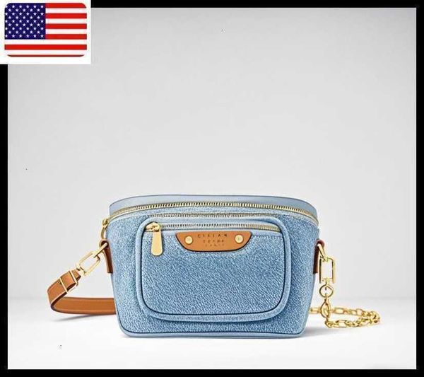 

9a Designer Bag Handbag Women Pouch Shoulder Bag M83353 Denim Blue Chain Messenger Bag Campus Crossbody Bag 6rwq, Sky blue