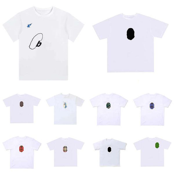 

Mens T Shirt Tops T-Shirts sporty Womens Tees Trends Designer Cotton Short Sharks Tshirts Clothing Street Shorts Sleeves Clothes asian size -3xl, Color figure1