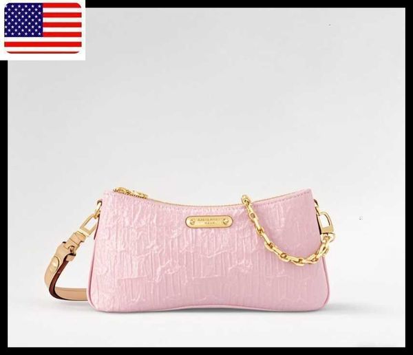 

9a Designer Bag Letter Handbag M14159 Quality Women Pouch Shoulder Camera Bag Messenger Bag Campus Crossbody Bag, Pink