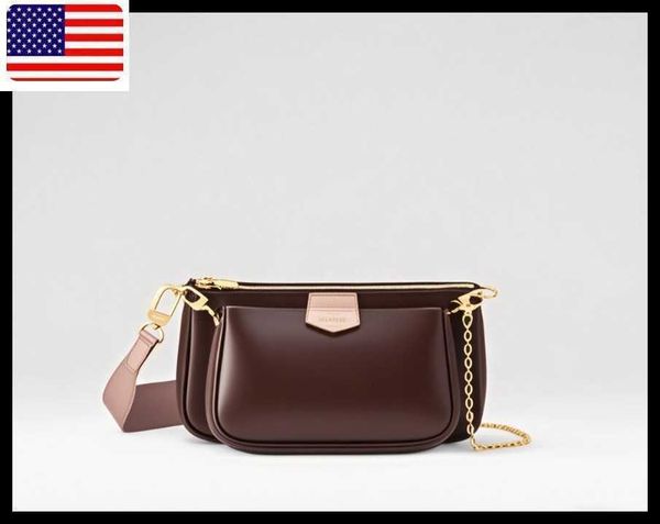 

9a Designer Bag Letter Chain Handbag Real Leather Quality Women Pouch Shoulder Camera Bag M44840 Messenger Bag Campus Crossbody Bag Mahjong Bag Lrg2, Pink