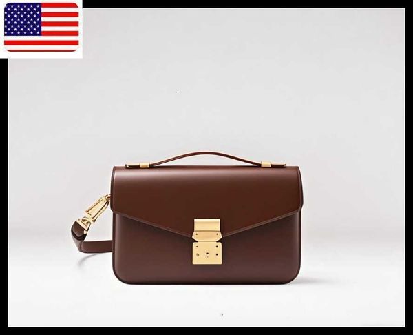 

9a Designer Bag Letter Chain Handbag Real Leather Quality Women Pouch Shoulder Camera Bag M46279 Messenger Bag Campus Crossbody Bag, Brown