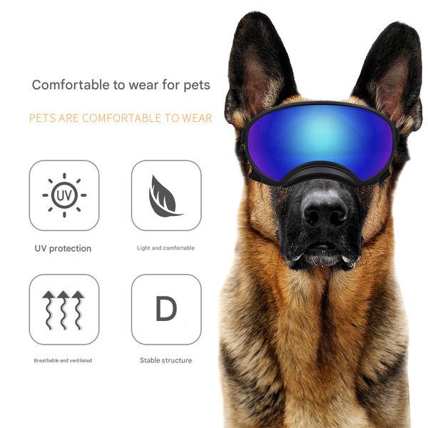 

Pet Dress Up Accessories Protective Glasses S/M/L Size Dog Sunglasses Change Color Anti UV Goggles