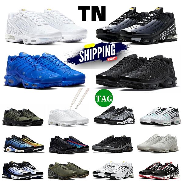 

Tn Plus 3 Designer Running Shoes Men Women Triple White Black White Hyper Blue Gradient Dusk Unity tns Plus Tennis Breathable TN Mens Trainers Outdoor Sneakers 39-46
