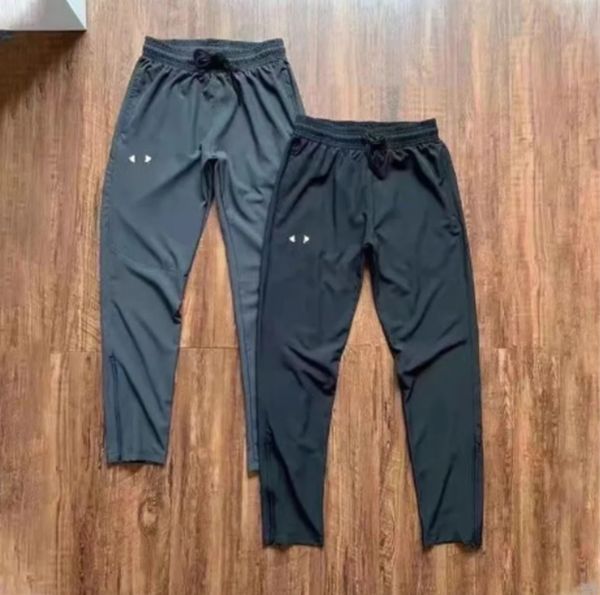 

Summer thin luxury Brand sweatpants Designer mens pants with zipper pocket quick drying training casual pants running breathable Bottoms Long pants size M-3XL, Gray