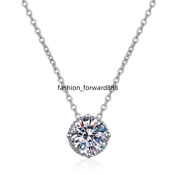

Cenming Jewelry D-Color VVS Iced Silica Necklace Pure Sier