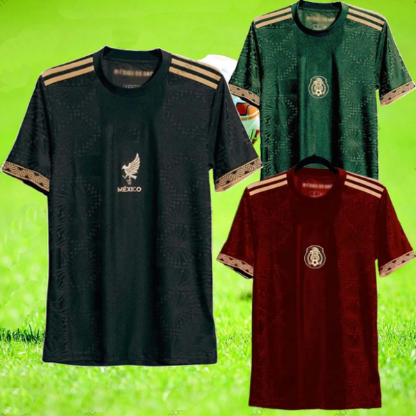 2025 New Mexico Soccer Jersey black Gold Cup Shirt football jerseys green red concept men adult CHICHARIT H.LOZANO