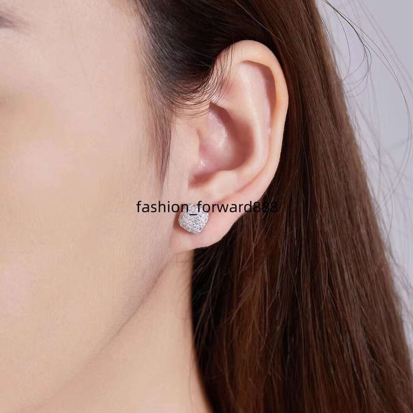 

Pure Sier Iced Round Bright Cut Vvs Sandstone Earrings for Men and Women