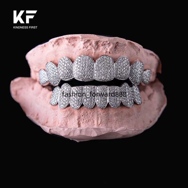 

Jewelry Top Bottom 8 Fully Iced VVS Silica Cutting Grill