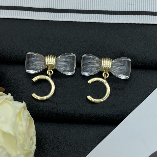 

Luxury Gold Stud Earrings Designer For Women Earrings Letter Jewelry Gift Engagement Wedding Party Jewerlry Accessories