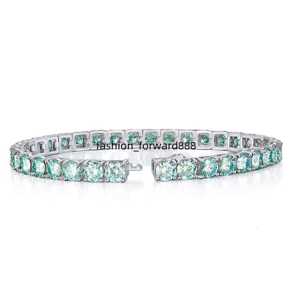 

4mm Platinum Plated Solid Sier VVS Iced Blue Silica Jewelry Certificate