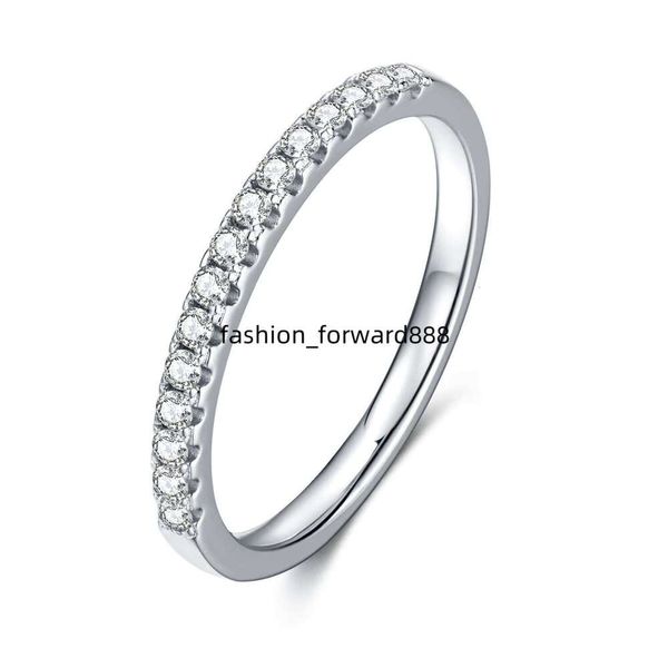 

0.57 chilled silica D-color VVS engagement and ring, pure silver wedding anniversary ring