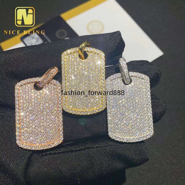 

Preparing to ship hip-hop jewelry in pure sier chilled VVS Moissanite pendant