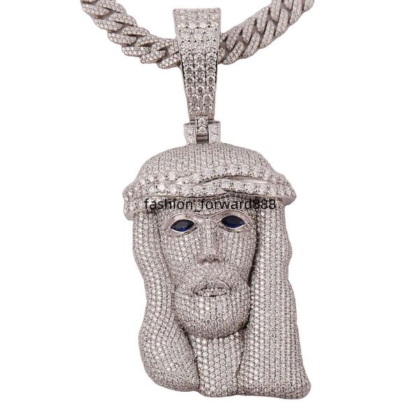 

D-Color VVS Laboratory Silica Iced Hip Hop Jesus Boutique Jewelry Pendant