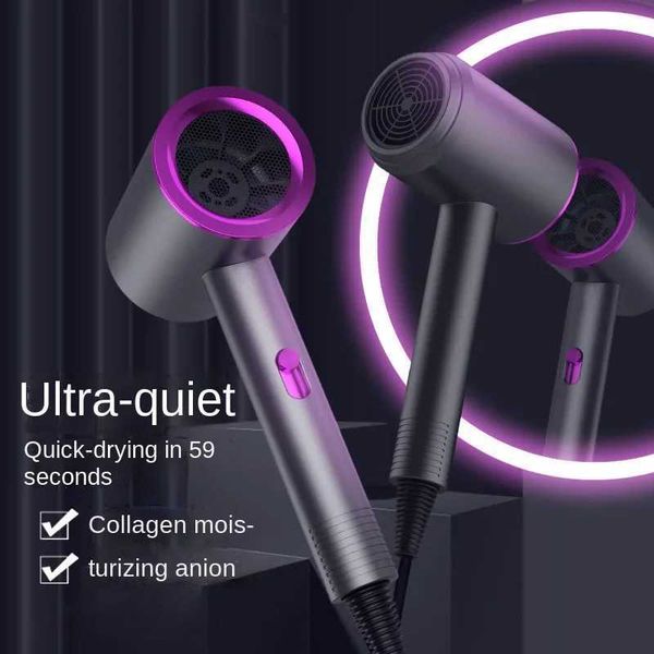Thermostatic female hair dryer blue light negative ion professional electric hair dryer fast drying low-noise hair dryer Z250401