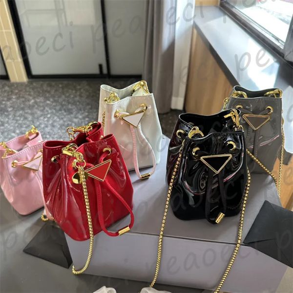 

Festival Designer Bucket Bag Womens New Year Drawstring Shoulder Bags Leather Bag Fashion Buckets Purses Versatile Crossbody Bag For Women BFG2503312, Green