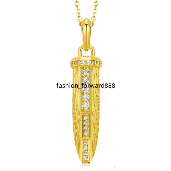 

Design a chilled jewelry 14k gold-plated pure sier VVS Moissanite hip-hop pendant necklace
