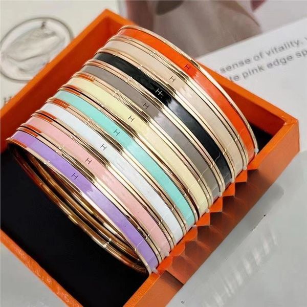 

Mens Designer Bracelets Stainless Steel Bangle - High Quality Fashion Bangles for Men Women, Silver, Rose Gold, Gold Luxury Jewelry Gifts